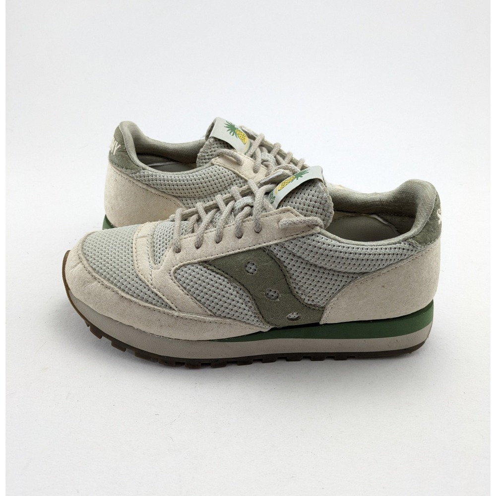 Mens Saucony Jazz 81 Earth Pack Natural White Walking Shoes S70639-3 Size 5.5